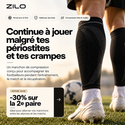 Zilo — Manchon de compression pour footballeurs